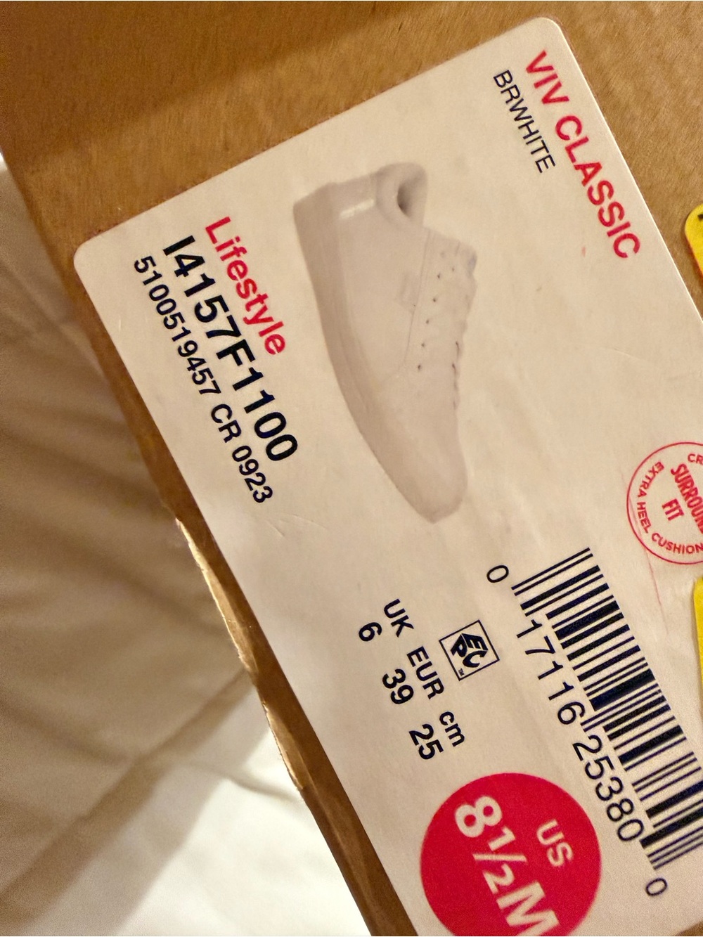 Ryka White Sneaker with Pink Trim